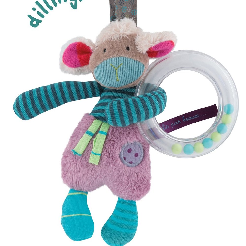 Sheep Ring Rattle By Moulin Roty